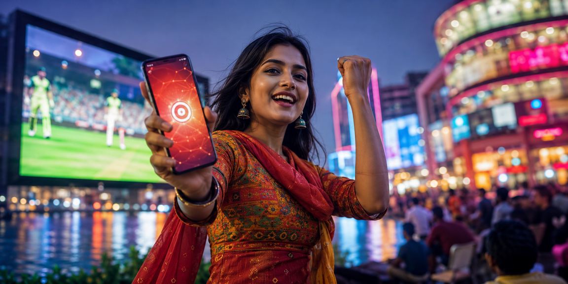ঢাকায় নিওন আলোয় ggbet হাই রোলার ক্রিকেট বেটিং উপভোগ করছেন একজন বড় বেটকারী